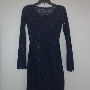 navy blue dress